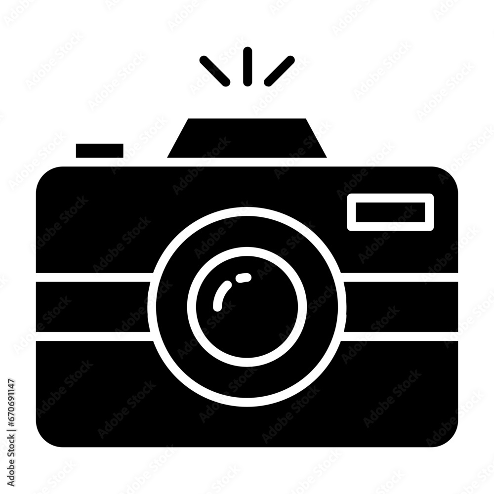Camera Glyph Icon Camera Glyph Icon