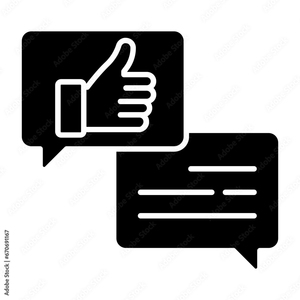 Social Engagement Glyph Icon Social Engagement Glyph Icon