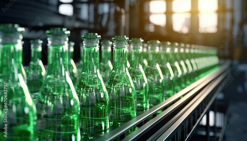 Beverage Bottling Plant, Bottles drinks like soda and water Beverage Bottling Plant, Bottles drinks like soda and water