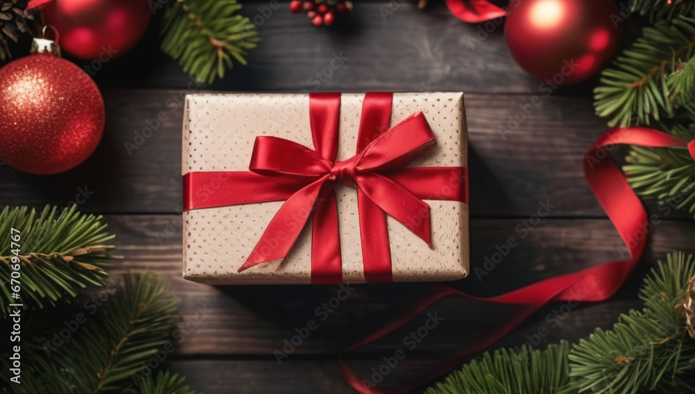 Christmas presents, New Year winter background Christmas presents, New Year winter background