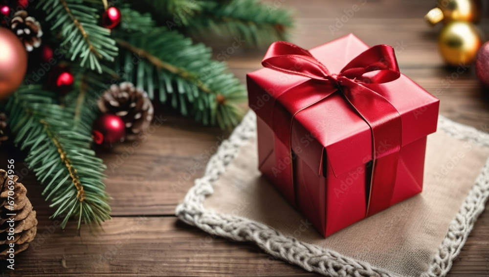 Christmas presents, New Year winter background Christmas presents, New Year winter background