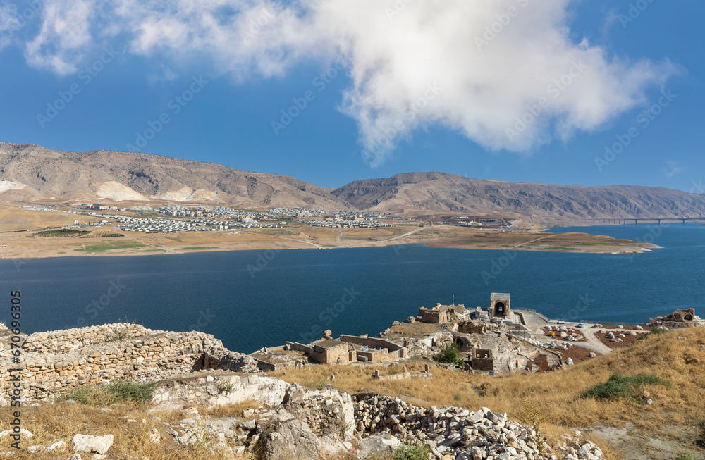 Fototapeta premium The beautiful landscapes from article city hasankeyf of turkey.