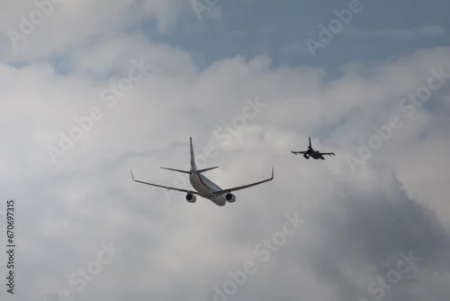 Obraz airplane in the sky