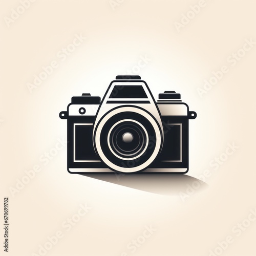 minimalist camera pictogram