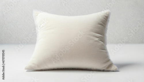 Plush Pillow on a White Background