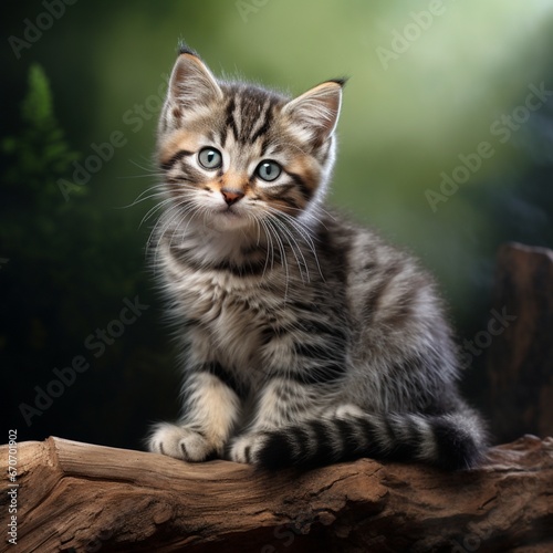 portrait of a Lovely Kitten Cute Kitty Kitten