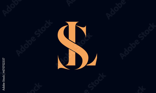 SL ,LS Abstract Letters Logo Monogram