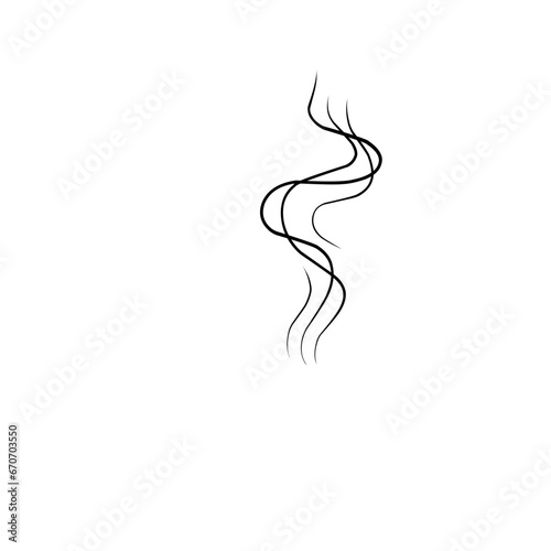 hand drawn smoke aroma