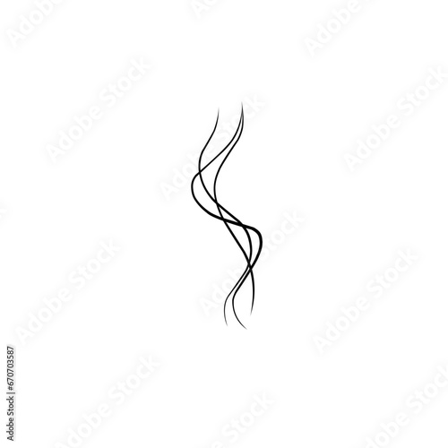 hand drawn smoke aroma