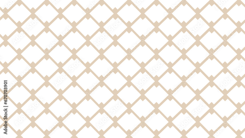 Beige seamless geometric pattern with shapes as a background