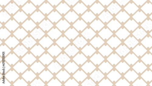 Beige seamless geometric pattern with shapes as a background