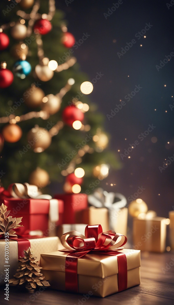 Colorful Christmas gift boxes Boxing day Colorful Christmas gift boxes Boxing day