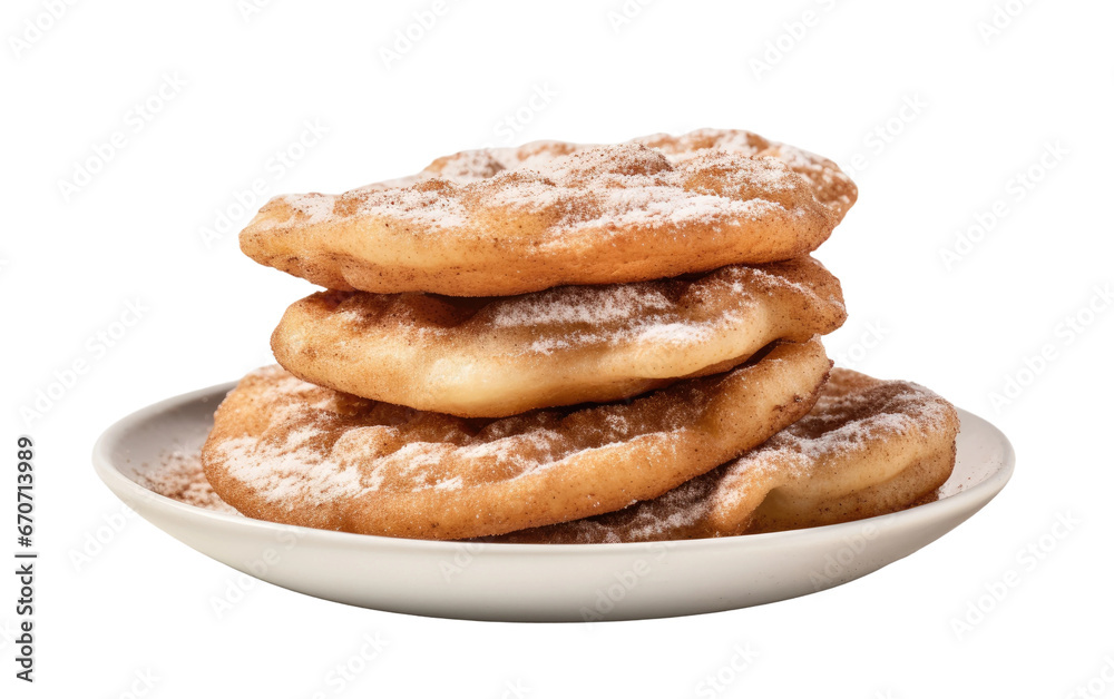 Sweet Pastry Treats BeaverTails on Transparent Background