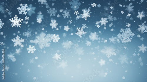 Minimal snowflake background