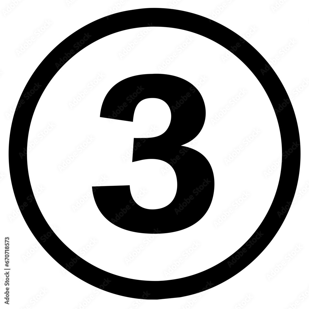 Obraz premium number