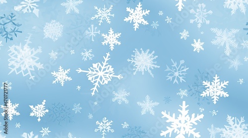  a blue and white snowflake background with white snow flakes on a light blue background with white snow flakes on a light blue background. generative ai