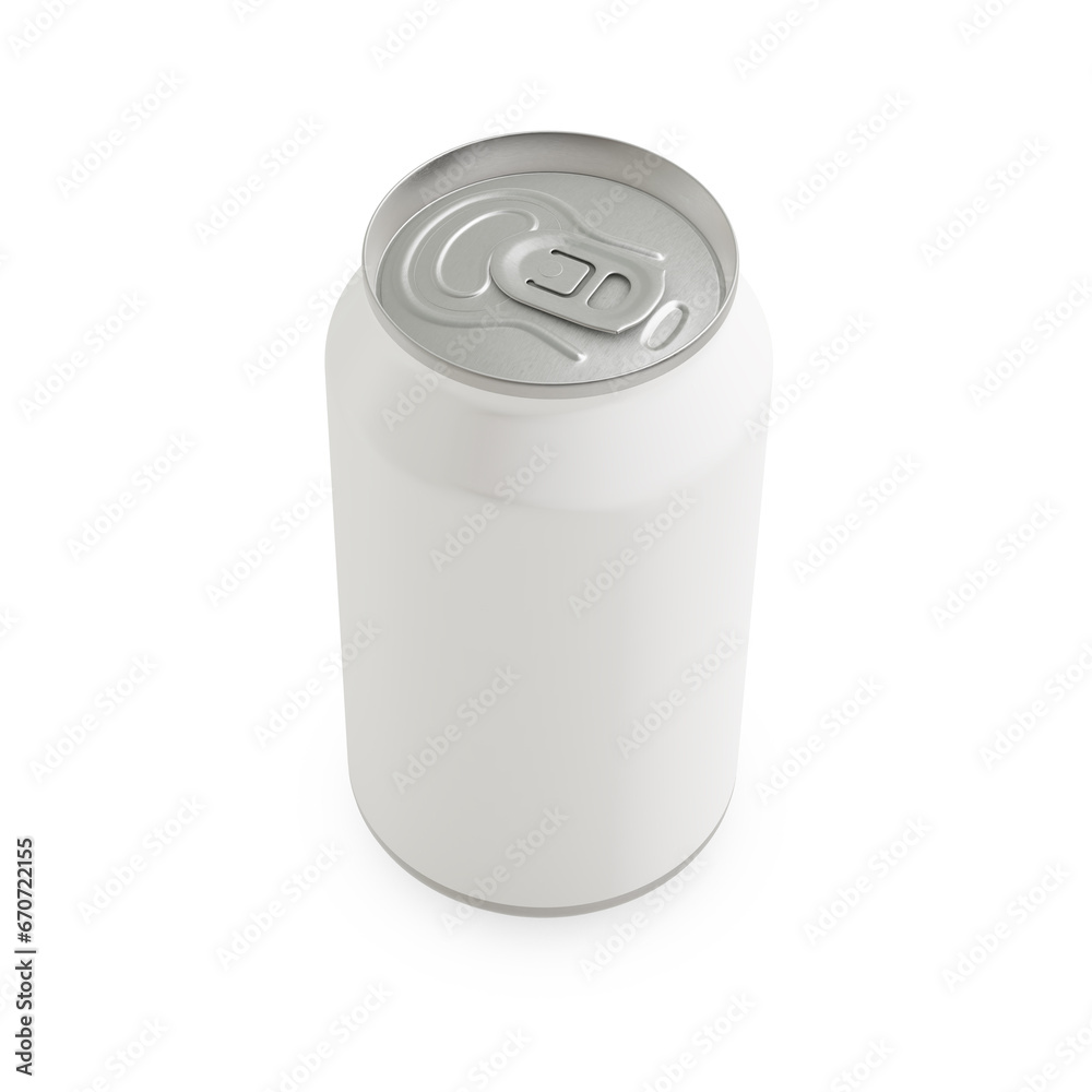 An image of a Aluminium Can isolated on a white background An image of a Aluminium Can isolated on a white background