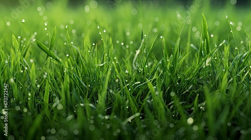 Grass green background, ground field