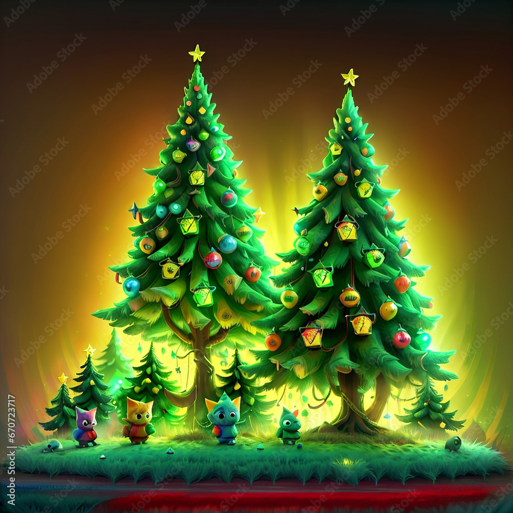 Fototapeta premium christmas tree