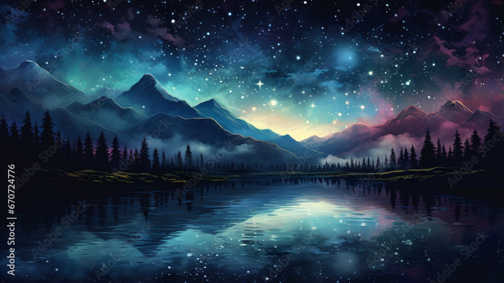 beautiful night sky with stars beautiful night sky with stars