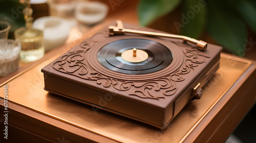 Beautiful tasty chocolate bar illustration