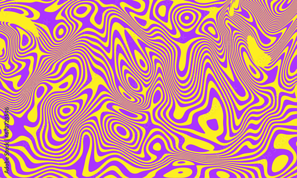 Background of wavy lines and stripes of two contrasting colors. Abstract vector texture for printing, textiles, wallpaper Background of wavy lines and stripes of two contrasting colors. Abstract vector texture for printing, textiles, wallpaper
