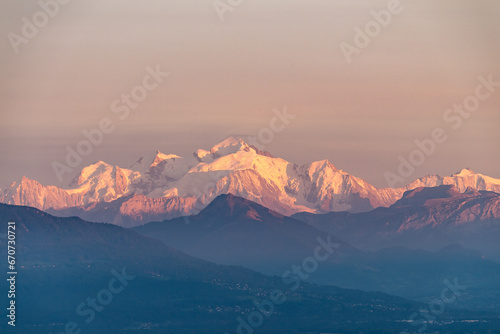 le Mont-Blanc depuis le mont Mourex © Pyc Assaut