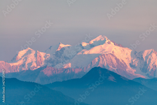 le Mont-Blanc depuis le mont Mourex © Pyc Assaut