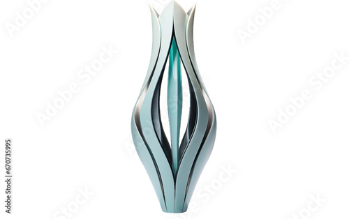 Futuristic Home Decor 3D, on transparent background