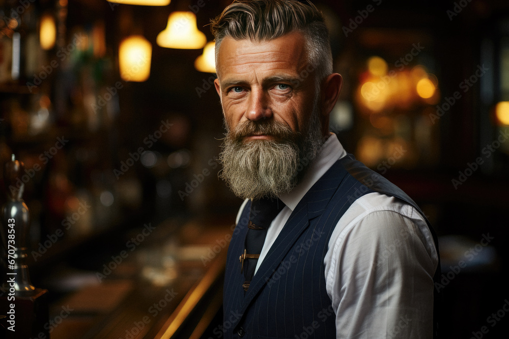 Portrait of a Barman