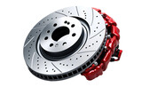 Caliper and Rotor Dance Isolated on transparent background