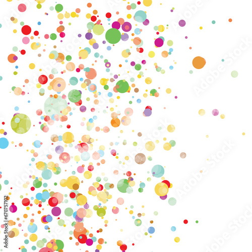Fototapeta Naklejka Na Ścianę i Meble -  Light multicolor background, colorful vector texture with circles. Splash effect banner. Glitter silver dot abstract illustration with blurred drops of rain. Pattern for web page, banner,poster, card