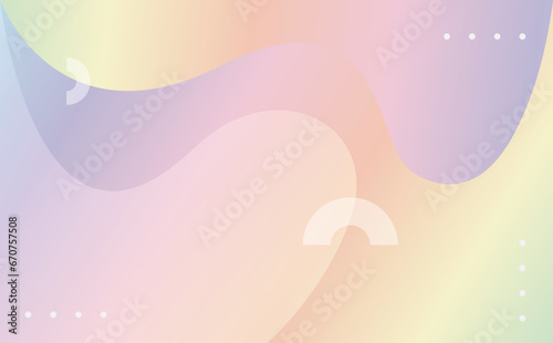 wavy gradient geometric background, fluid shapes composition