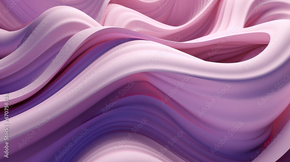 Fototapeta premium creative wave and swirl background, pastel pink and purple design pattern with blue elements, wavy elegant and futuristic wallpaper