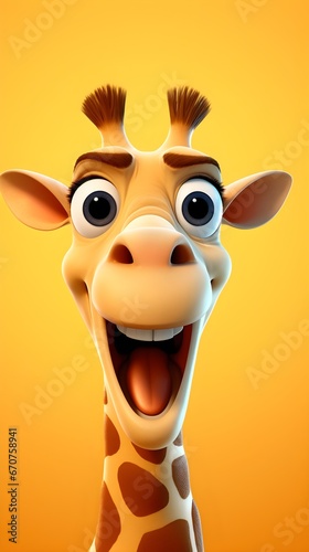 Adorable Giraffe Portrait Wallpaper