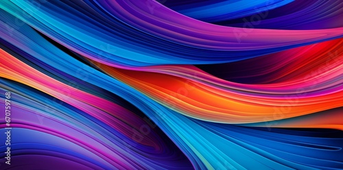 Abstract colorful background 3d rendering illustration, computer digital drawing, Generative AI illustrations.