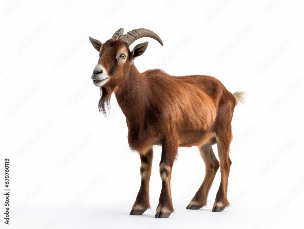 Ibex Studio Shot Isolated on Clear Black Background, Generative AI Ibex Studio Shot Isolated on Clear Black Background, Generative AI