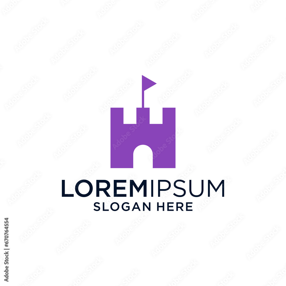 castle logo design castle logo design