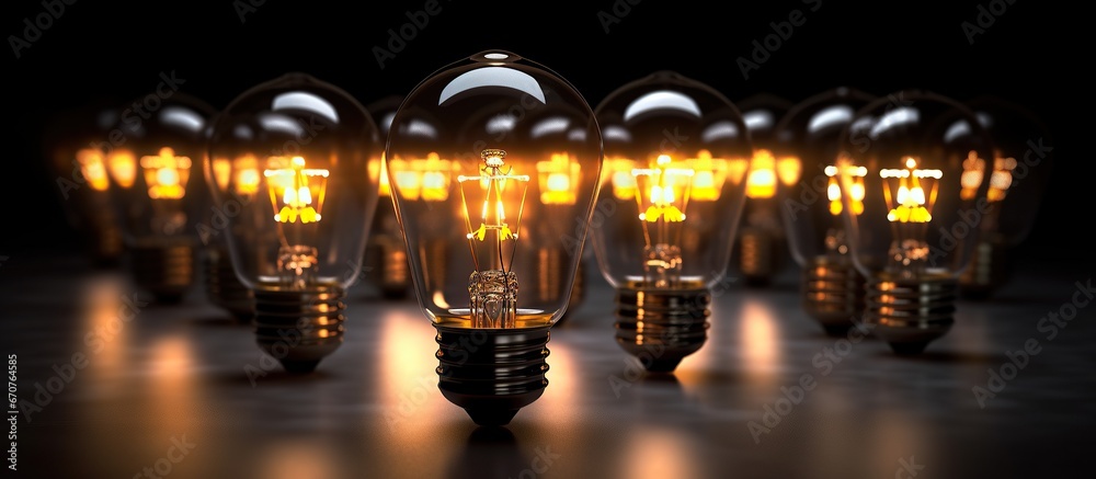 Energy saving light bulbs.