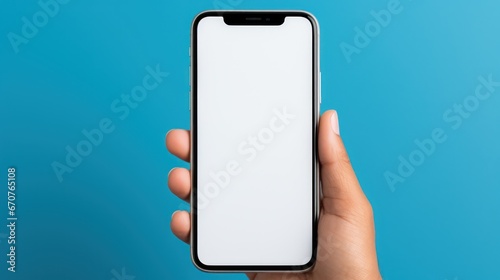 Hand holds a phone in anticipation of a call