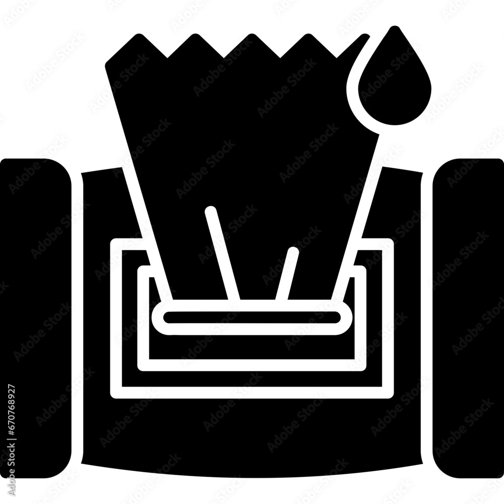 Wet Wipes Icon Wet Wipes Icon