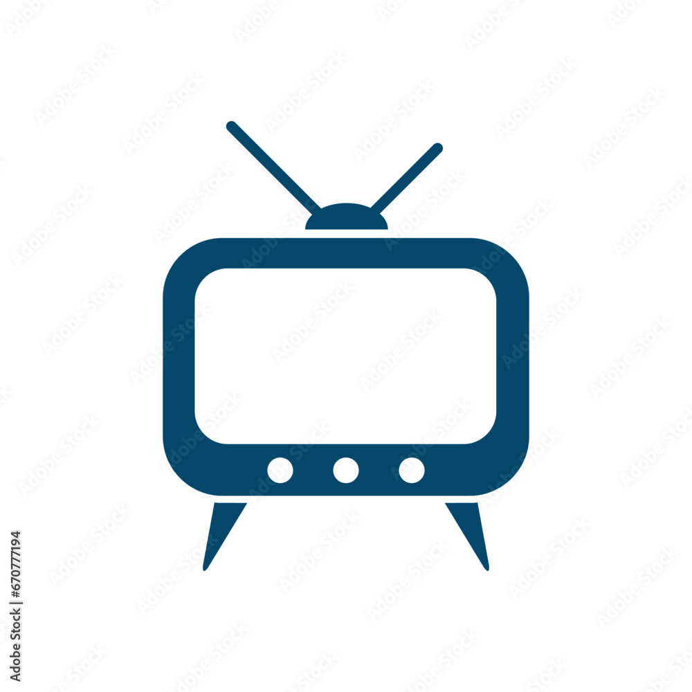 Television Icon Vector Design Template Television Icon Vector Design Template