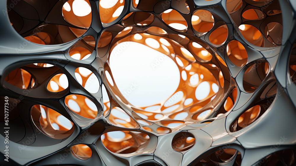 Voronoi background structure. Generative AI Voronoi background structure. Generative AI