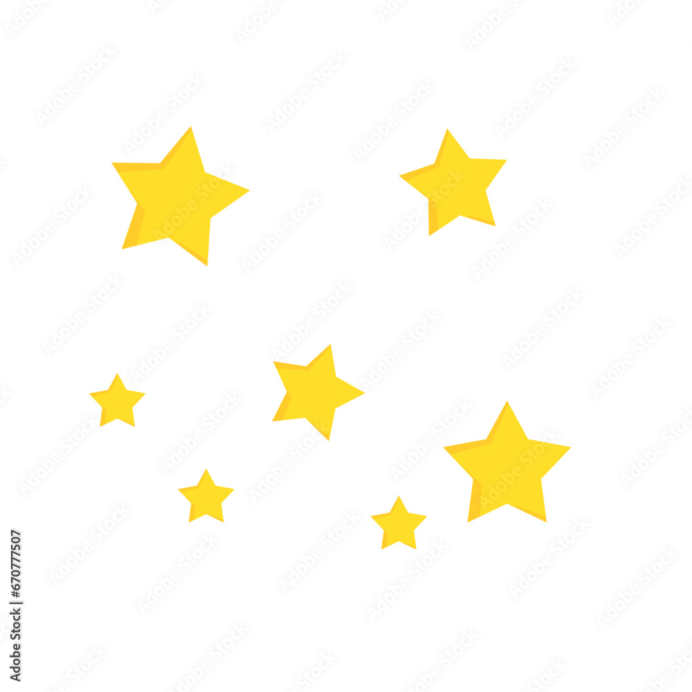 Yellow star vector Yellow star vector