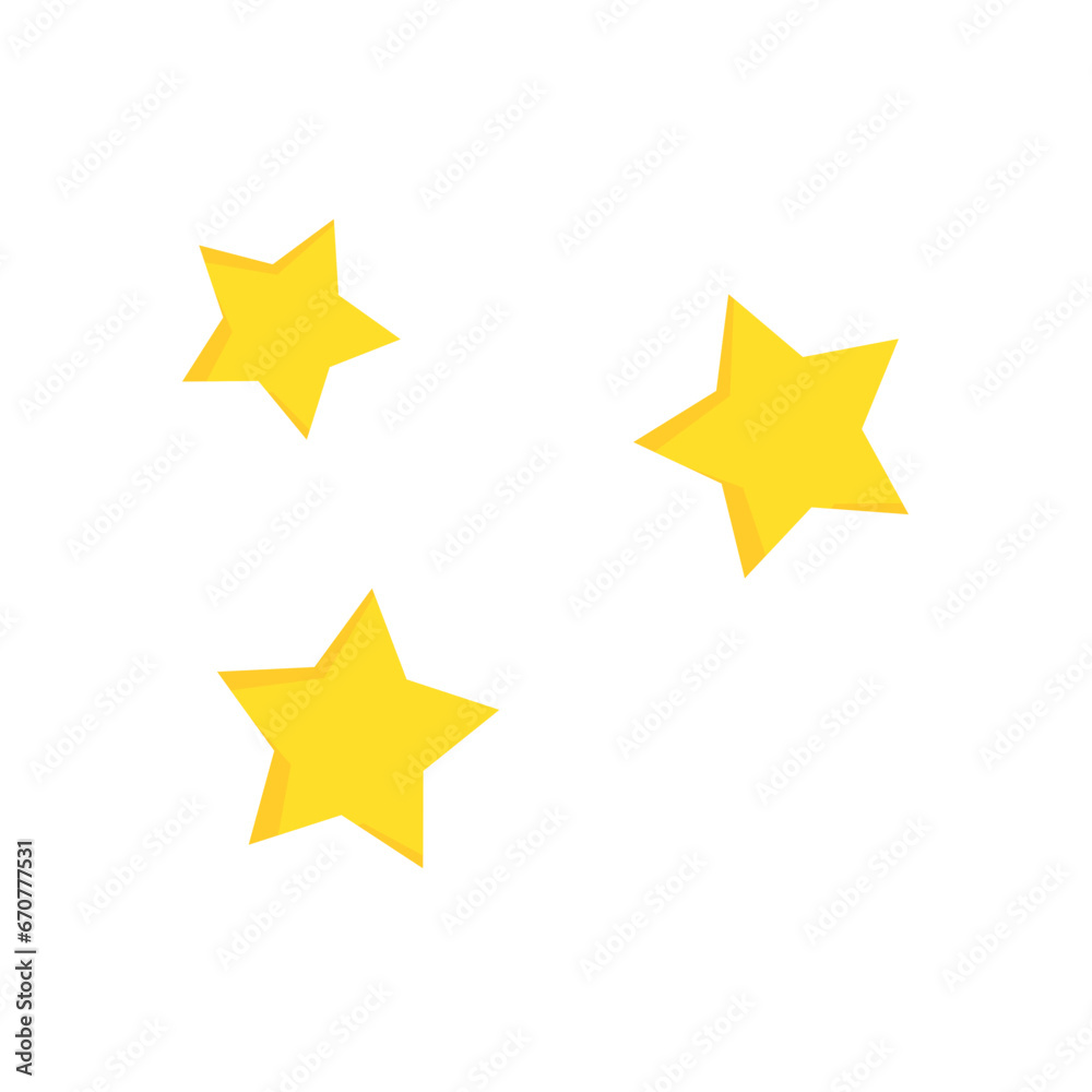 Yellow star vector Yellow star vector