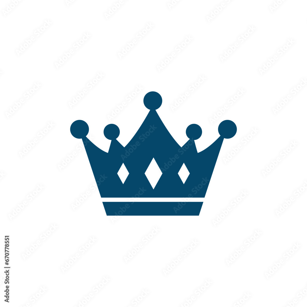 Crown Icon Vector Design Template Crown Icon Vector Design Template