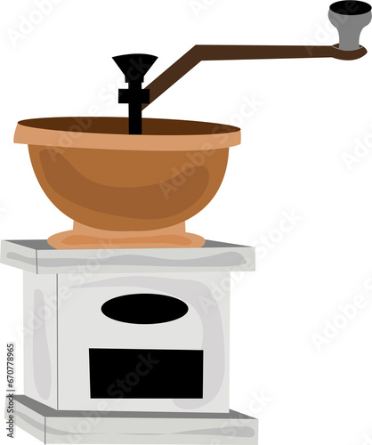 coffee grinder with beans