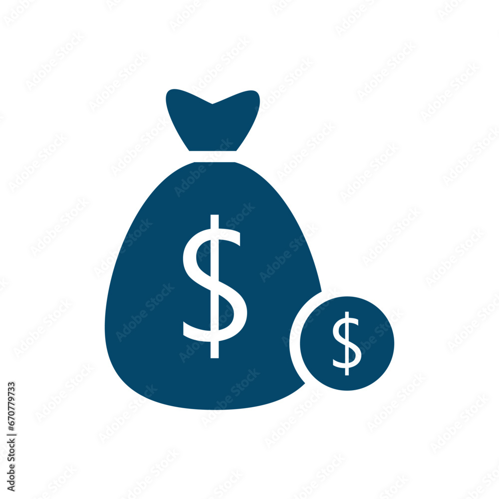 Dollar Coin Icon Vector Design template Dollar Coin Icon Vector Design template