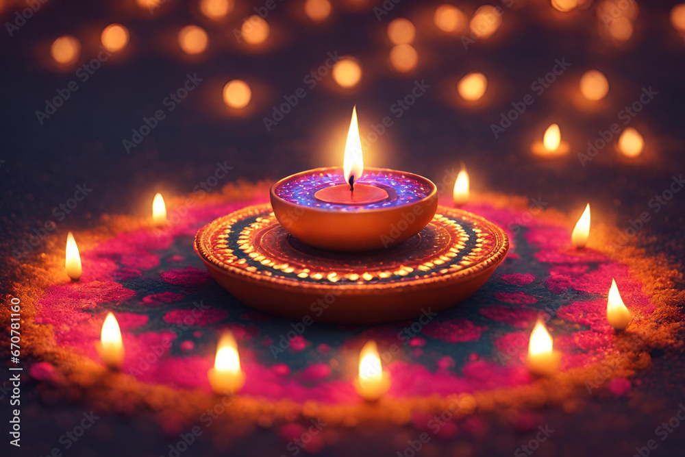 burning candles in the church,
Indian traditional candles and oil lamps for happy Diwali celebration,
Diwali celebration oil lamps illuminating the nightdiwali background.