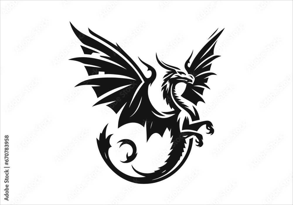 Obraz premium dragon boat, dragons, ferocious, fire, firm, flame, group, heraldic, identity, knight, myth, mythology, red, sport, strong, dragon logo, fire dragon, fir, beastdragon boat, dragons, ferocious, fire, f